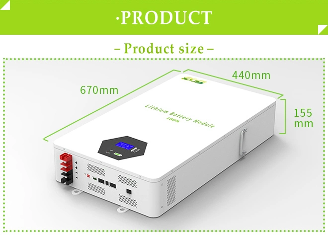 Esg Wall Amount LiFePO Solar Storage 48V /51.2V 100ah Lithium Battery