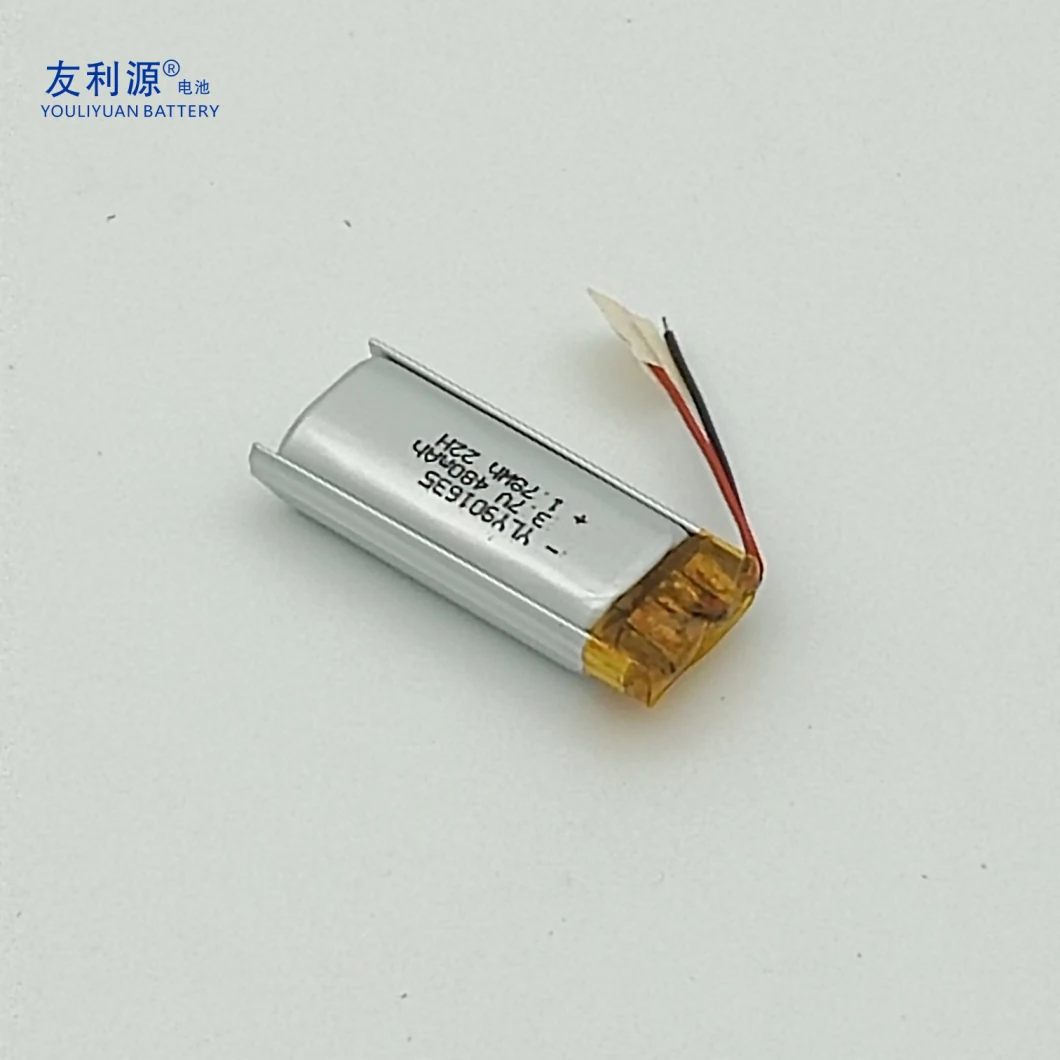 China Factory Lithium Polymer Battery 901635 3.7V 480mAh Lipo Rechargeable Battery Medical Batteries Starting-up/Back-up Battery Battery Power Modules