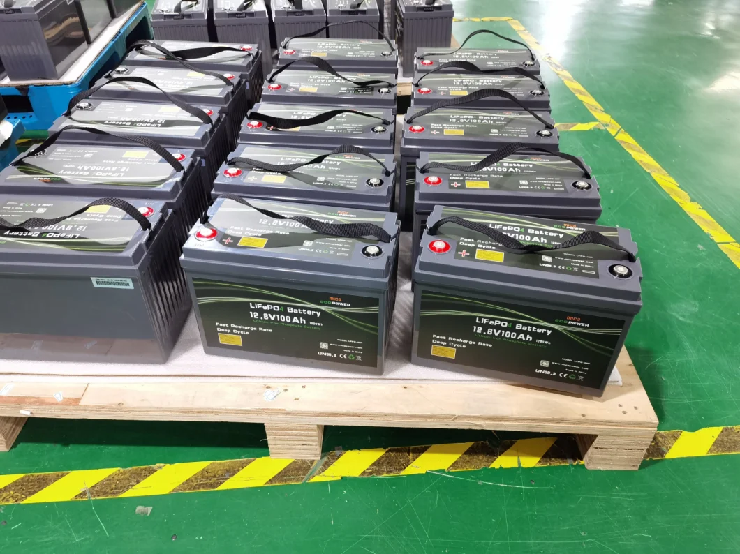 Wholesale Price LiFePO4 Battery 12V 100ah Lithium Iron Phosphate Battery with Bluetooth APP Monitor RV/Golf Cart/Yacht/Marine Solar Storage Battery Pack