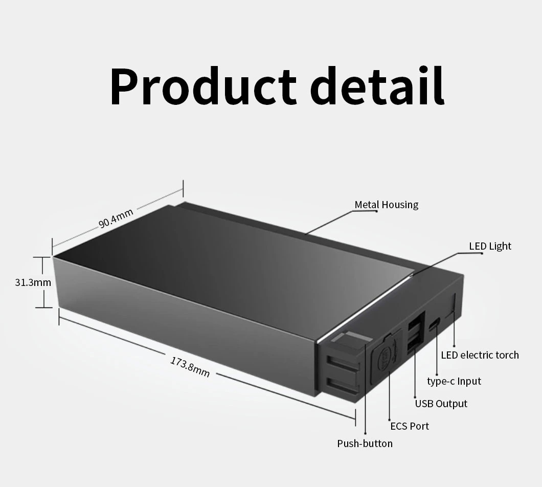 Multi-Function 12V Car Jump Starter with Power Bank