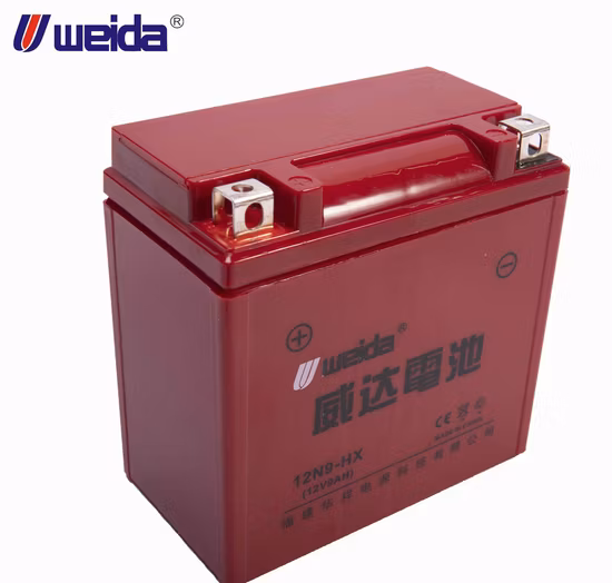 12n9/12V9ah 오토바이 배터리/고성능 배터리/납축 배터리/파워스포츠 배터리