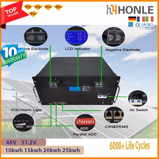 Pytes 리튬 48V 배터리 10kW 15kW 20kW 50kW 100kW 리튬 이온 배터리