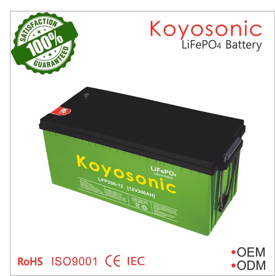 150ah 200ah 300ah 400ah 500ah 충전식 리튬 이온 배터리 태양열 팩 딥 사이클 BMS 리튬 배터리 LiFePO4 12V 200ah